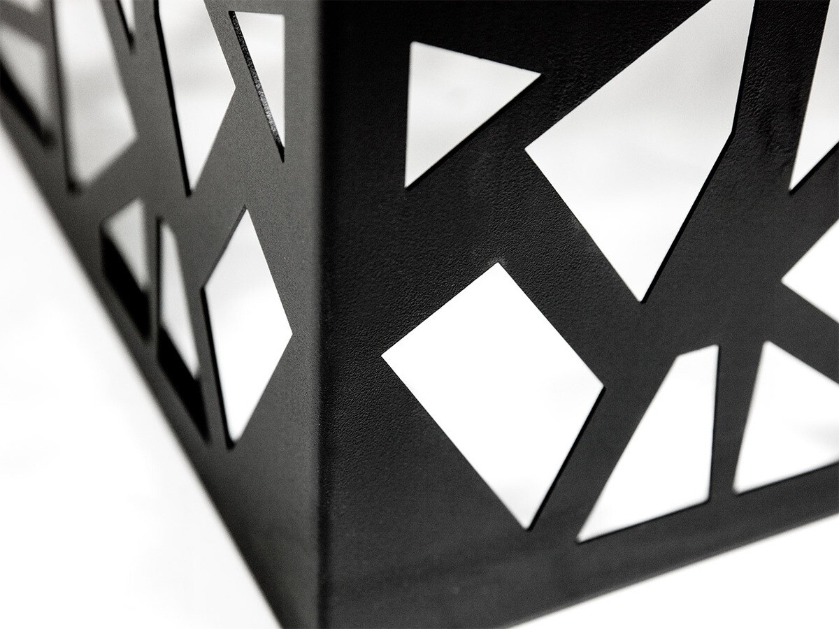 Couchtisch Germantown 102 (Mattschwarz + Weiß glänzend)