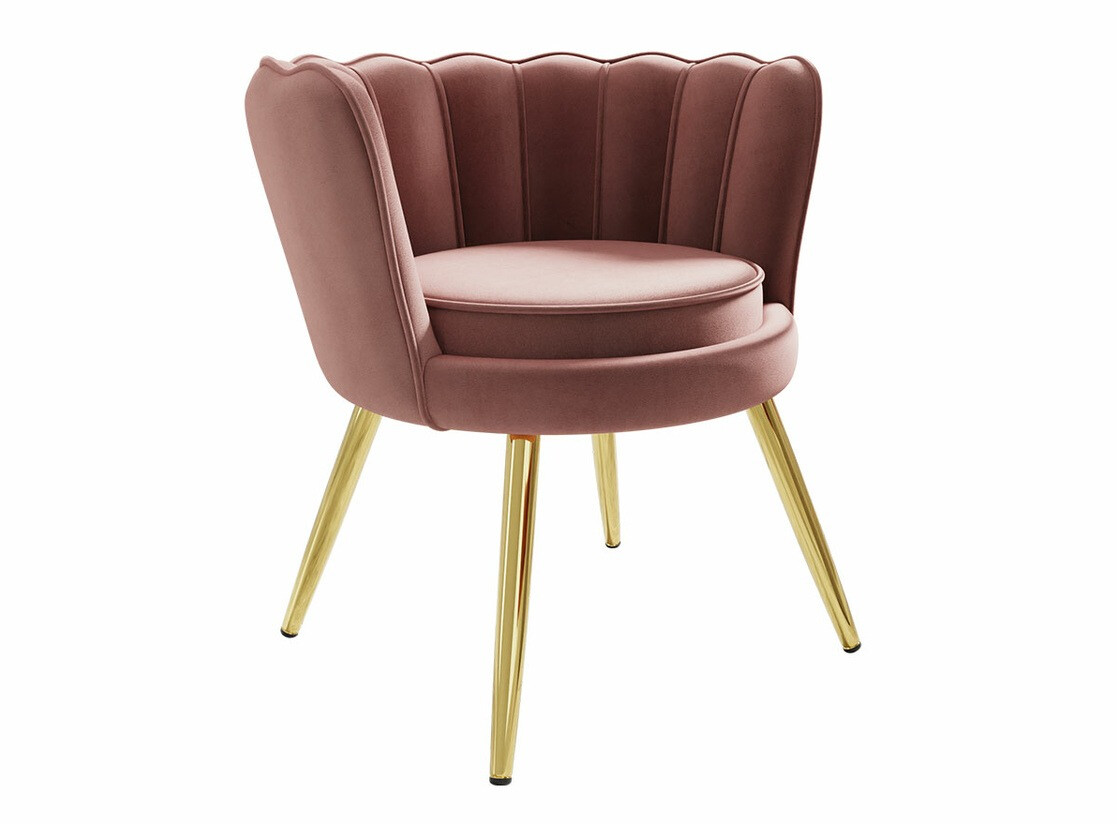 Sessel Comfivo 319 (Rosa + Gold)