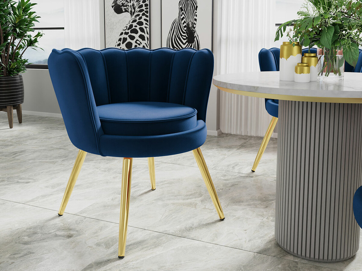 Sessel Comfivo Univae (Blau + Gold)