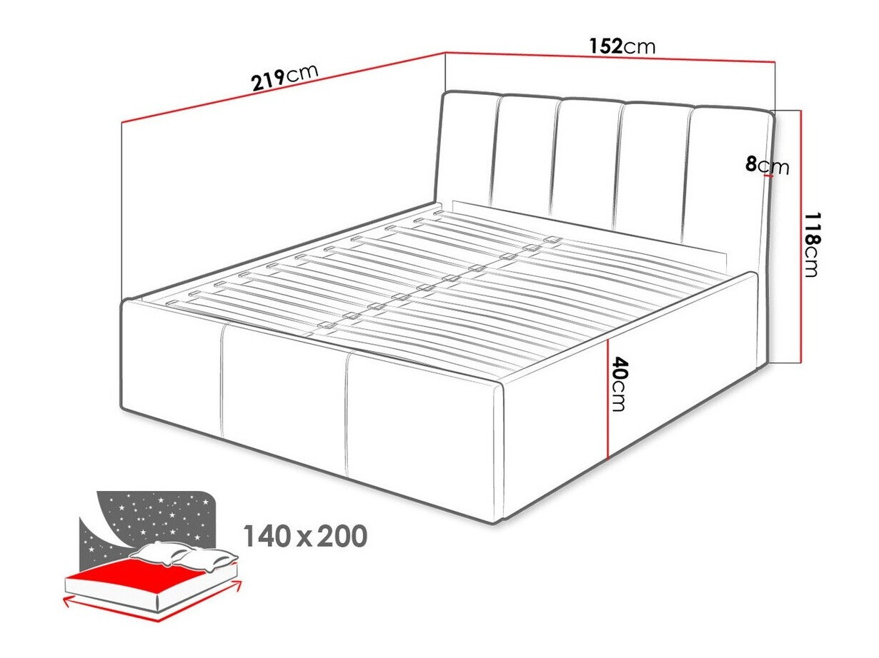 Bett ComfiDream 167 (Fresh 01)