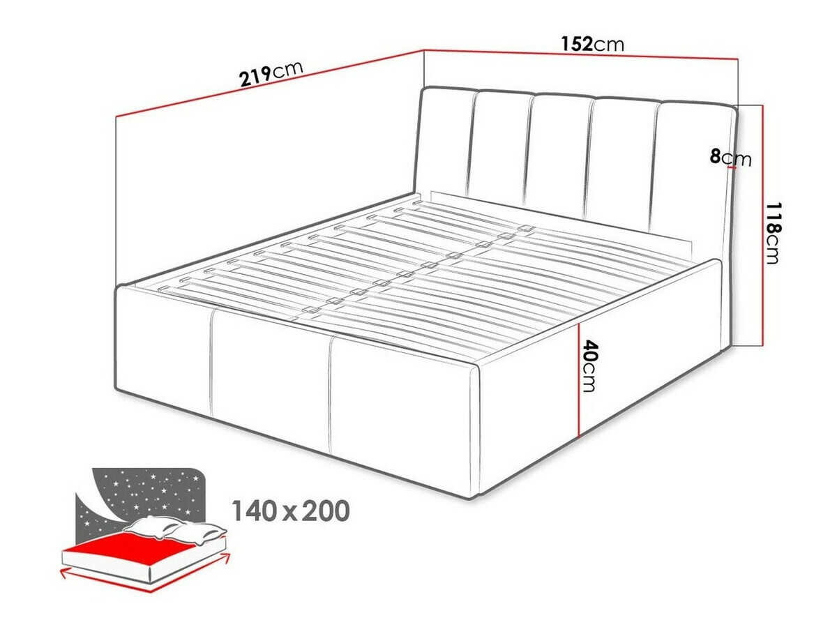 Bett ComfiDream Lumora (Fresh 13)