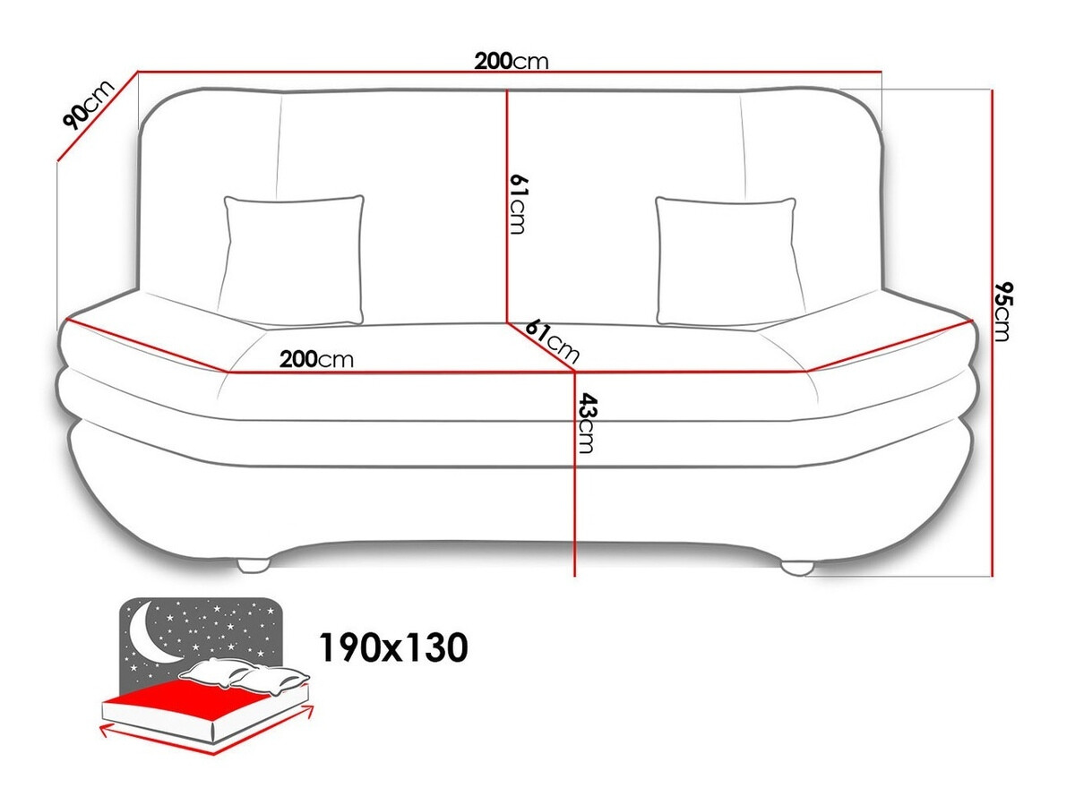 Schlafsofa Comfivo Silva (Boss 12)