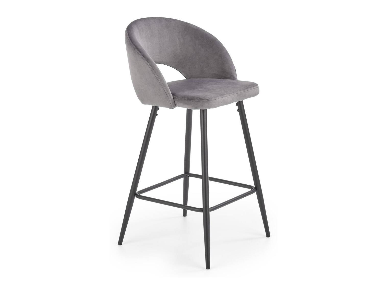Barstuhl Houston 881 (Grau + Schwarz)