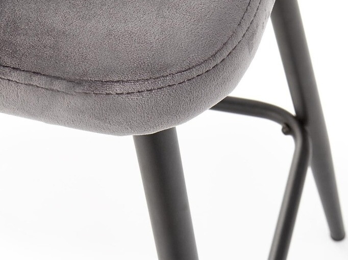 Barstuhl Houston 881 (Grau + Schwarz)