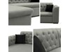 Chesterfield ecksofa Comfivo 252 (Magic Velvet 2240 + Magic Velvet 2217)