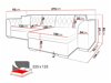 Chesterfield ecksofa Comfivo 252 (Magic Velvet 2240 + Magic Velvet 2217)