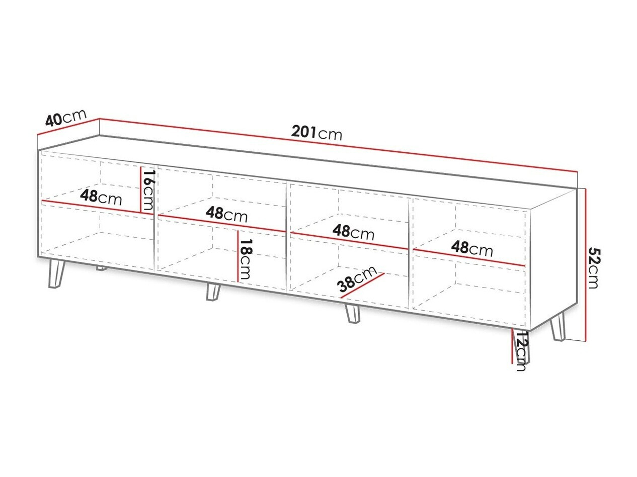TV-Möbel Dicto I (Weiß)