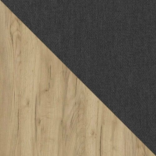 Boxspringbett ComfiDream 165 (Goldene Eichenholzoptik + Soro 97)