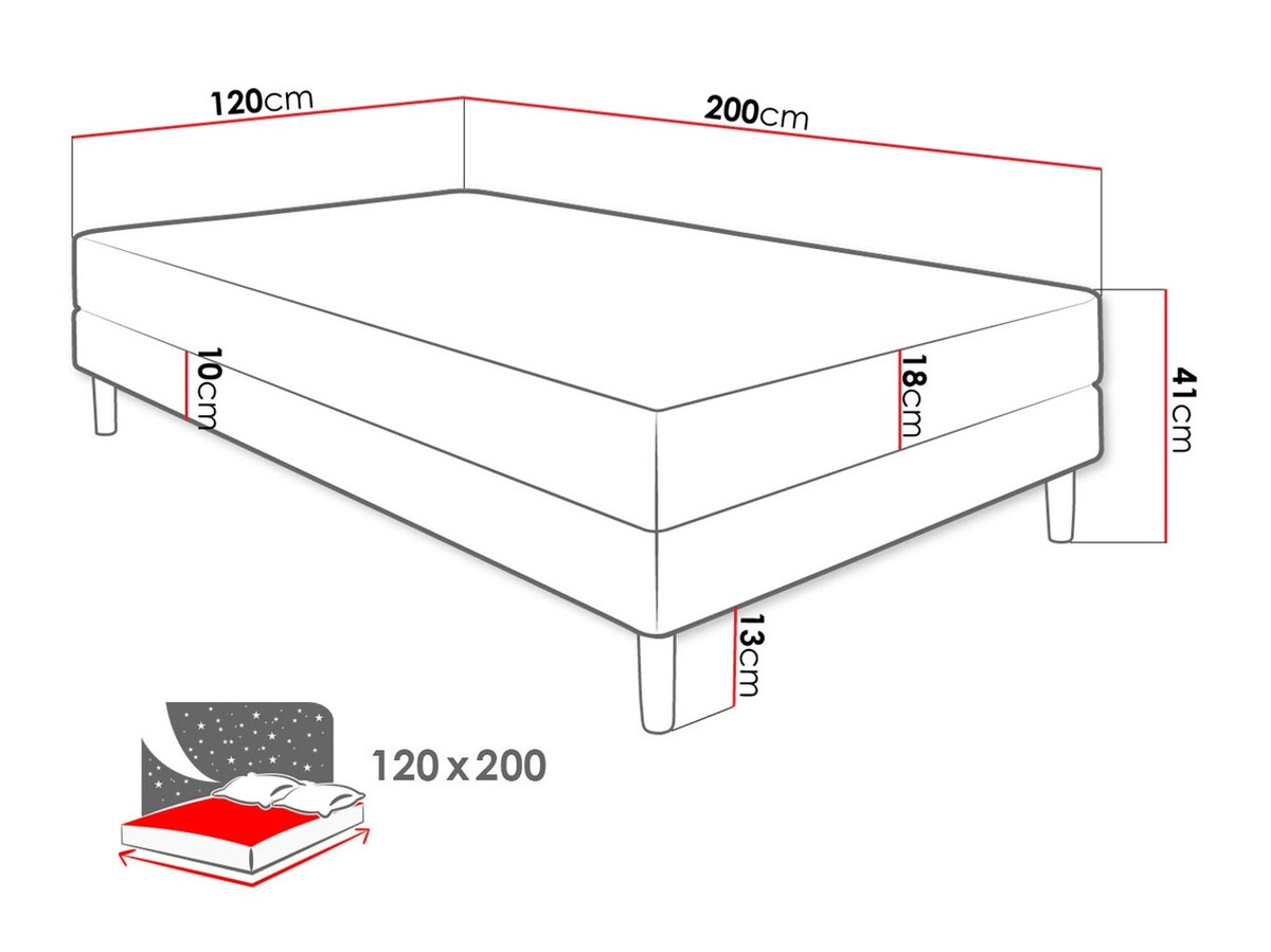 Bett Memphis 126 (Rico 13)