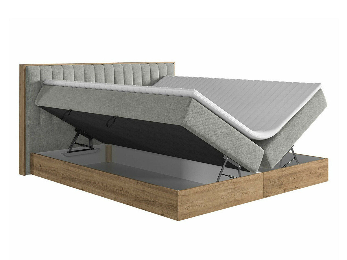 Boxspringbett ComfiDream Odelra (Goldene Eichenholzoptik + Soro 21)