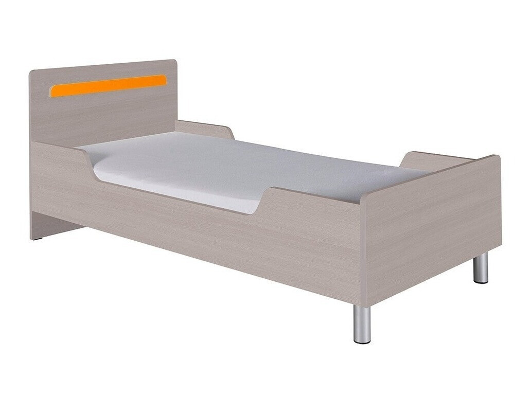 Bett Toledo B107 (Asche + Orange)