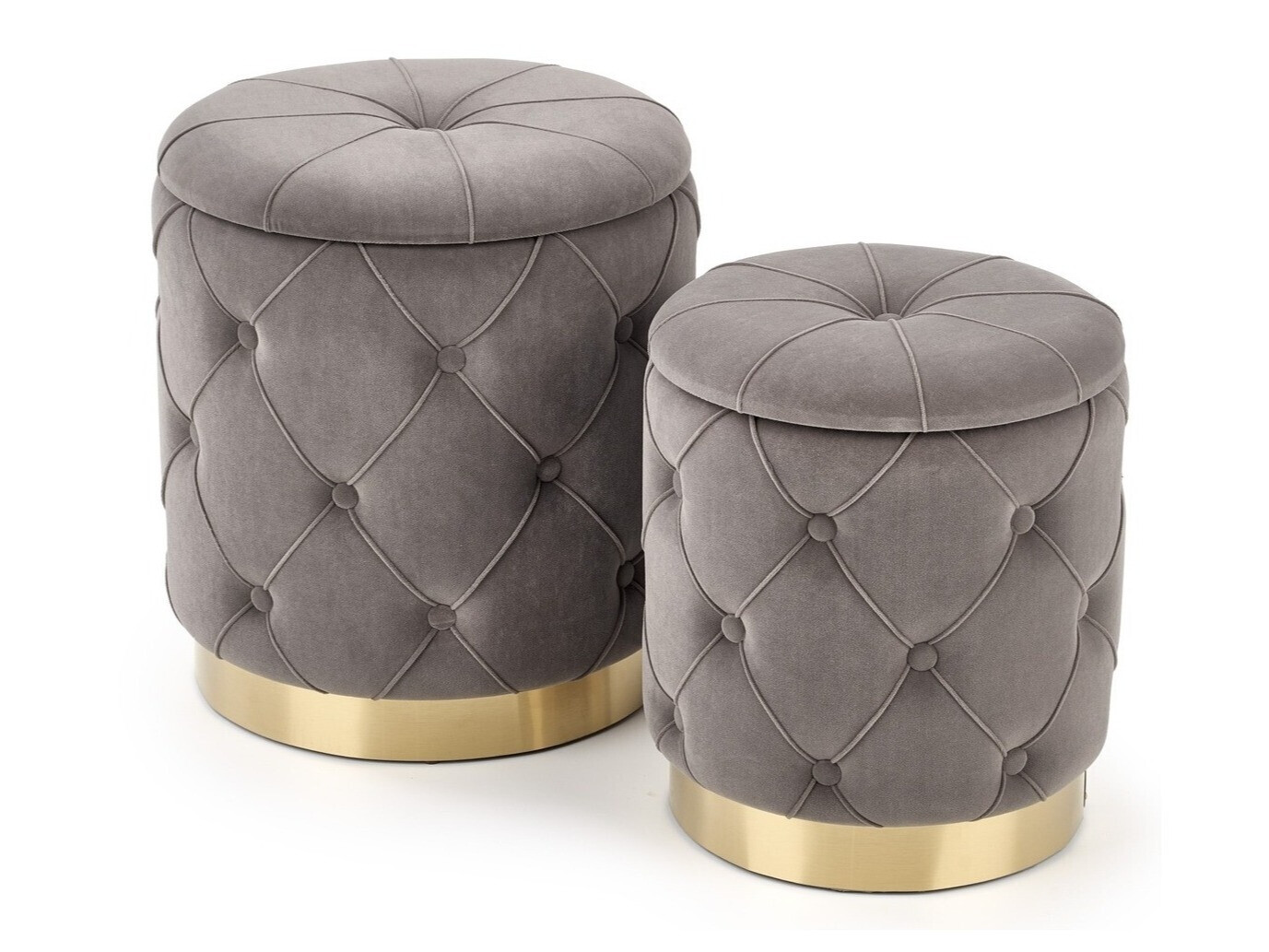 Hocker-Set Houston 1154 (Grau)