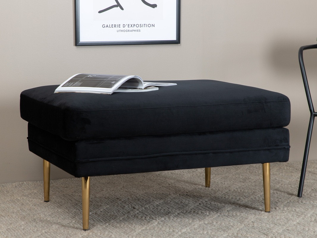 Polsterbank Dallas 2653 (Schwarz + Gold)