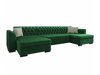 Chesterfield ecksofa Comfivo 255 (Magic Velvet 2225 + Senegal 823)