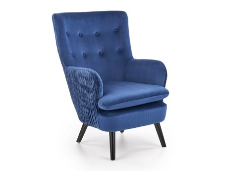 Sessel Houston 838 (Dunkelblau + Schwarz)