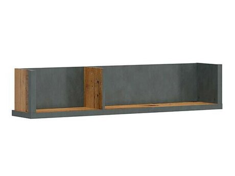 Wandregal Belsera 109 (Braun + Matera grau)