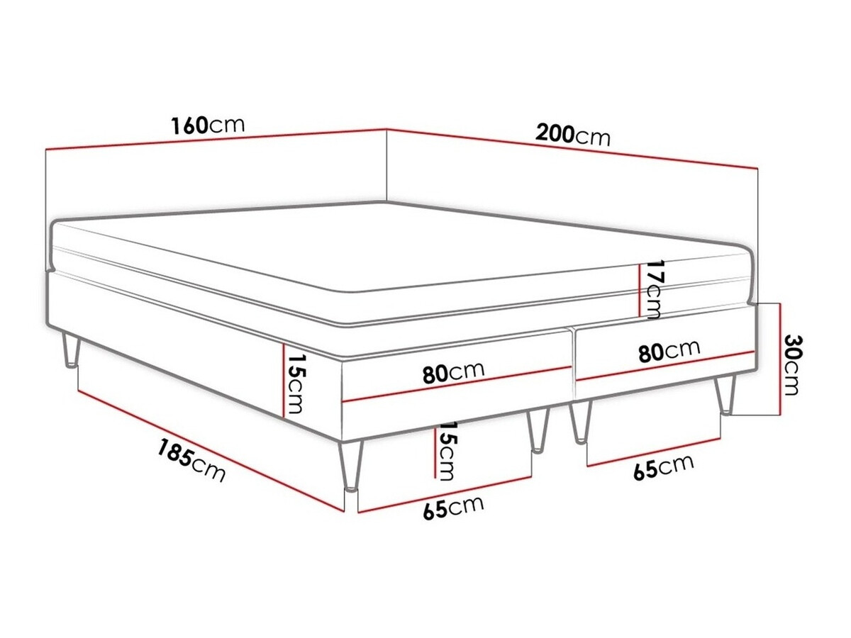 Boxspringbett Logan 109 (Soft 011)