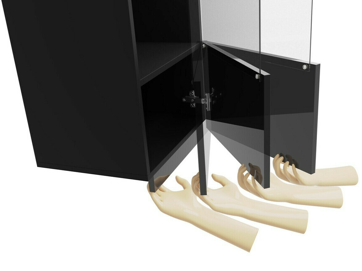 Wohnzimmer-Sets Tivdalu 111 (Weiß + Weiß glänzend)