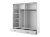 Kleiderschrank Fresno 104 (Weiß)