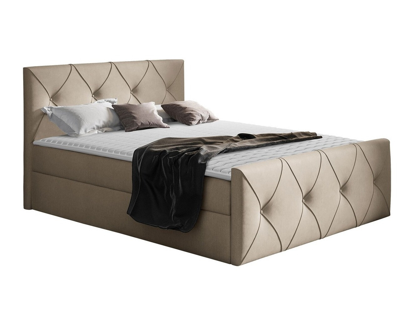 Boxspringbett Baltimore 150 (Zetta 291)