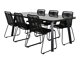 Tisch und Stühle Dallas 2477 (Schwarz)
