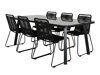 Tisch und Stühle Dallas 2477 (Schwarz)