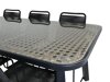 Tisch und Stühle Dallas 2477 (Schwarz)