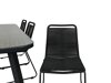 Tisch und Stühle Dallas 2477 (Schwarz)