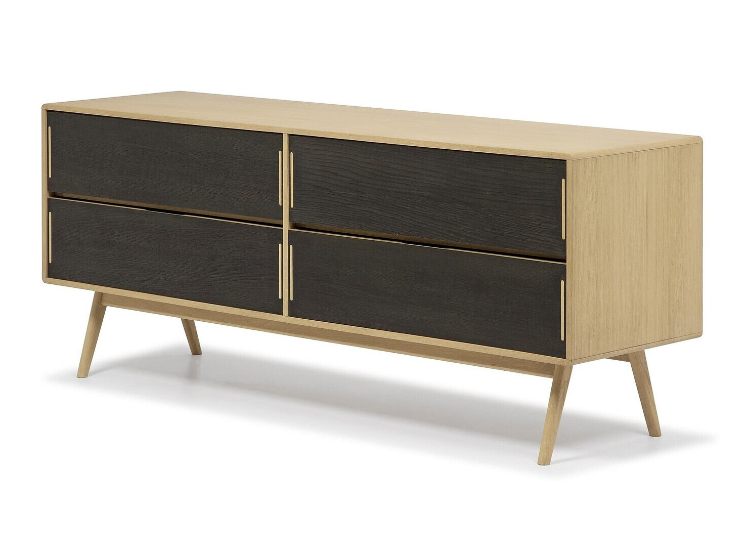 Kommoden Albelu 107 (Eichenholzoptik + Eichenholzoptik dunkel)