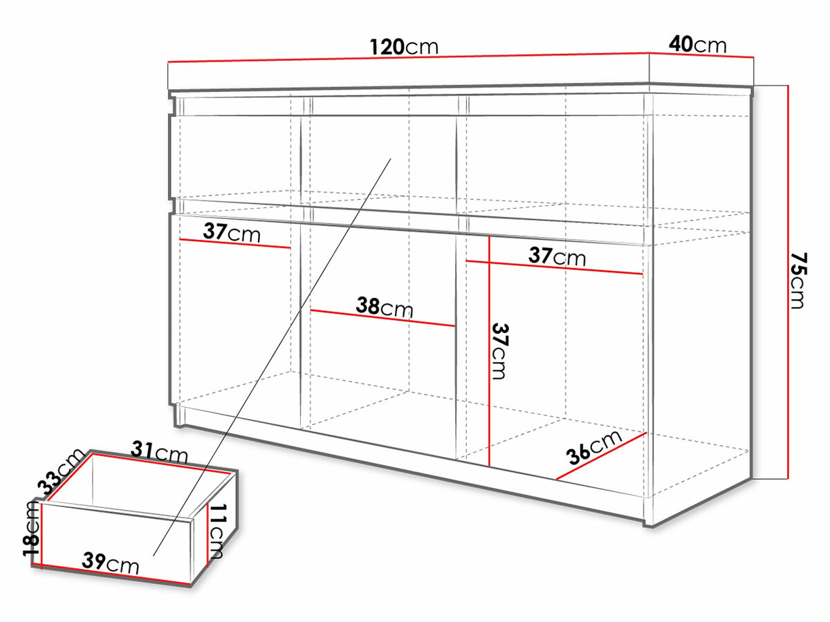Kommoden Comfivo 258