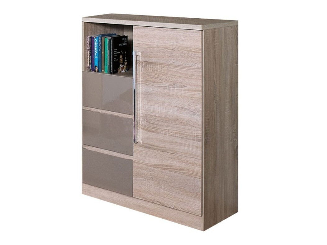 Kommoden Reno 107 (Sonoma Eichenholzoptik + Cappuccino)