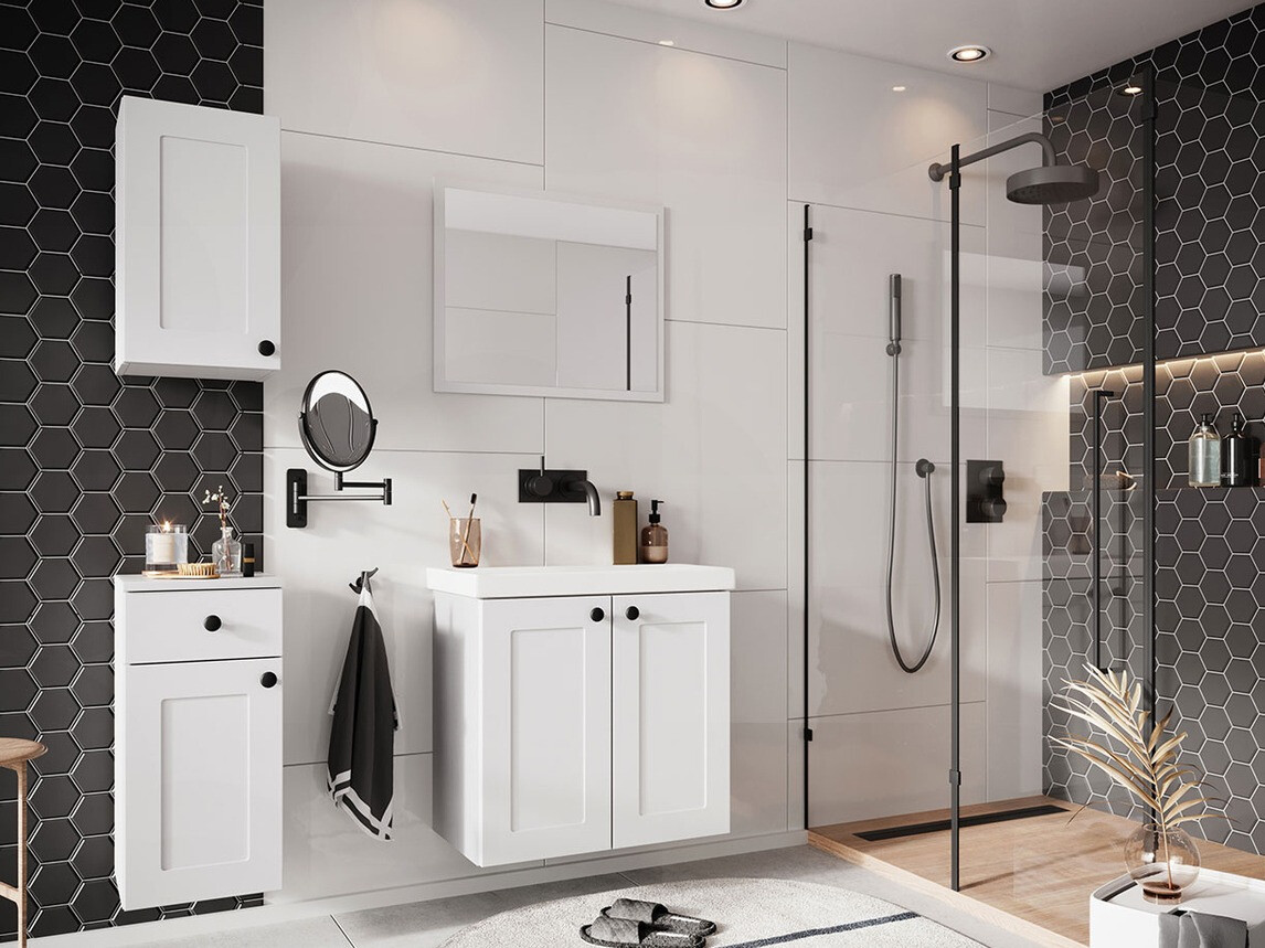 Badezimmer-Set Trenton 160 (Weiß)