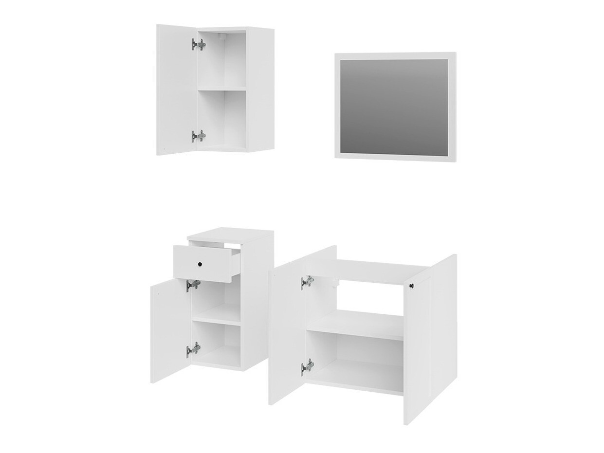 Badezimmer-Set Trenton 160 (Weiß)