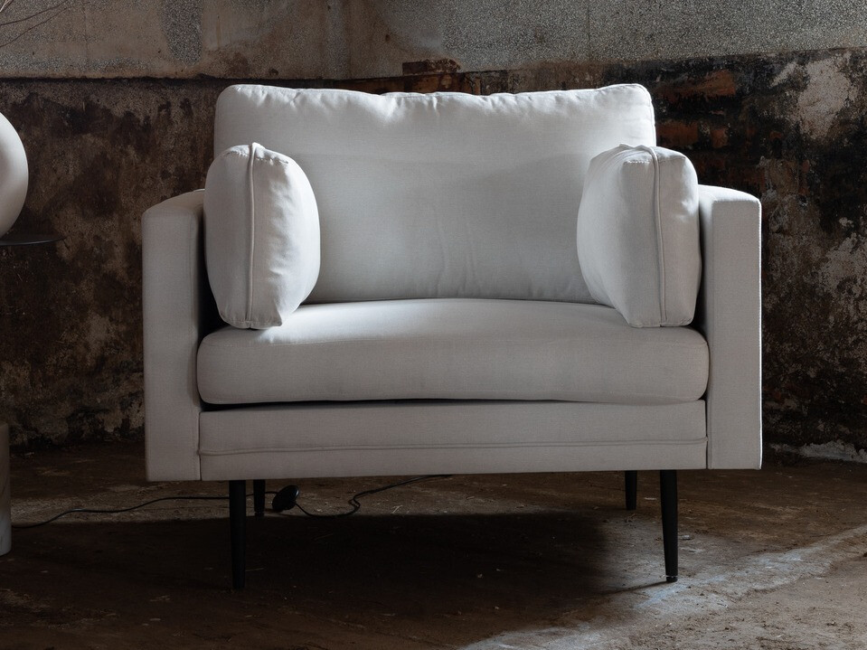 Sessel Dallas 1704 (Weiß + Schwarz)