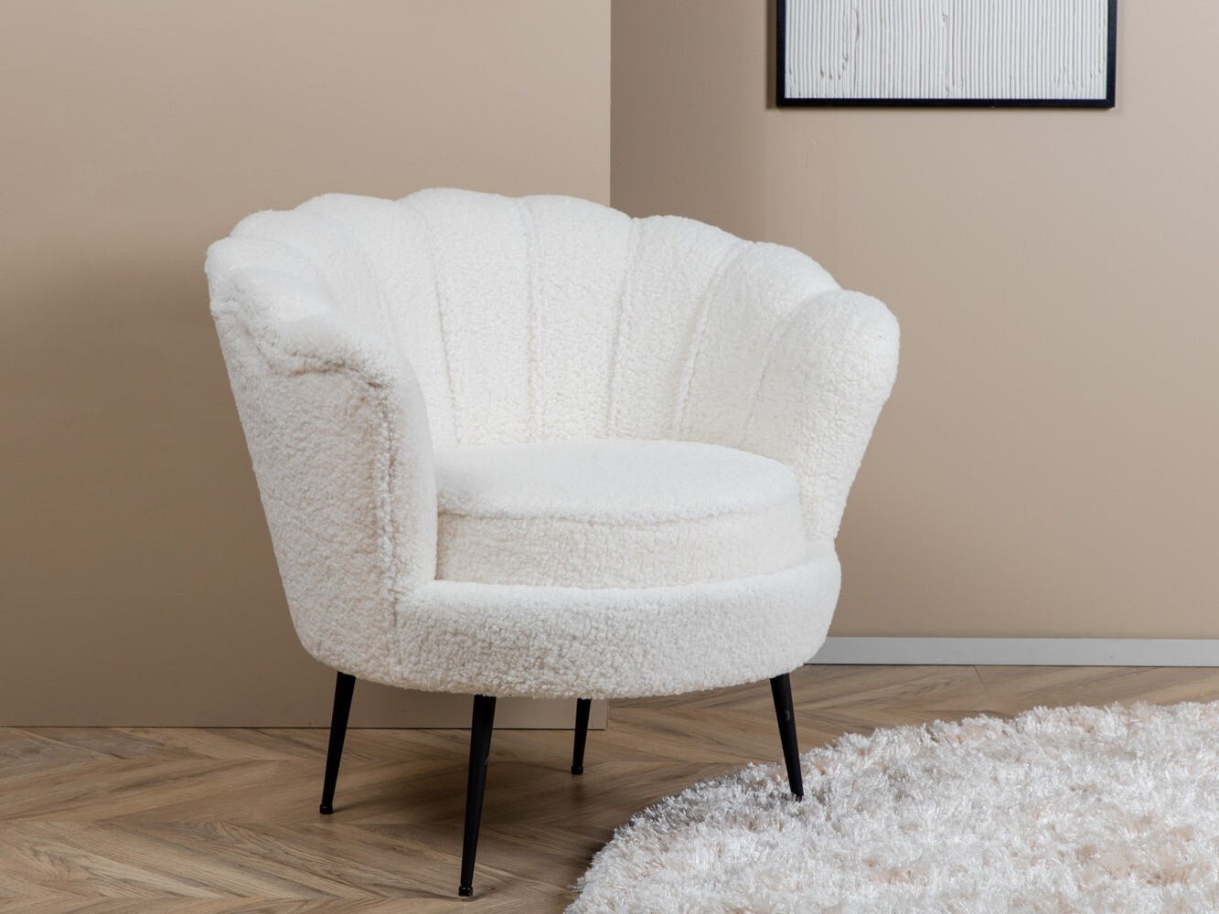 Sessel Dallas 1705 (Weiß + Schwarz)