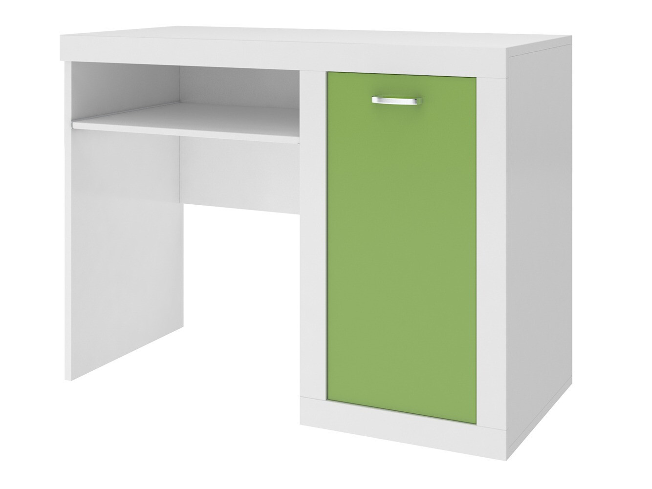 Bürotisch Tentive 102 (Weiß + Grün)