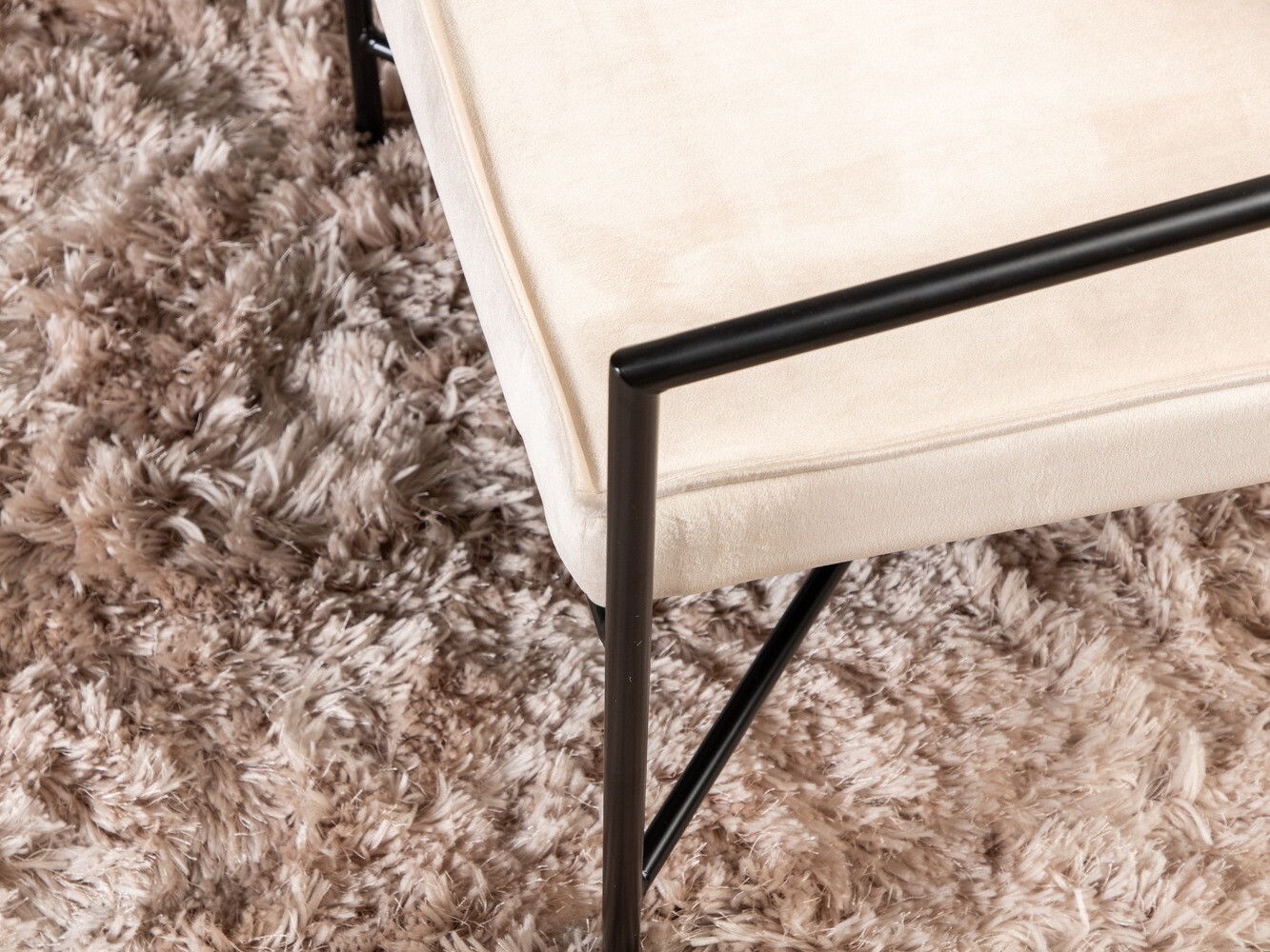 Sessel Dallas 1707 (Beige +Schwarz)