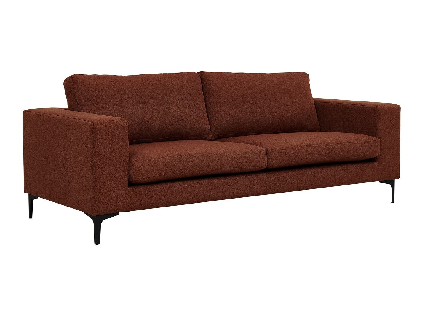 Sofa Dallas 2910 (Dunkelbraun + Schwarz)