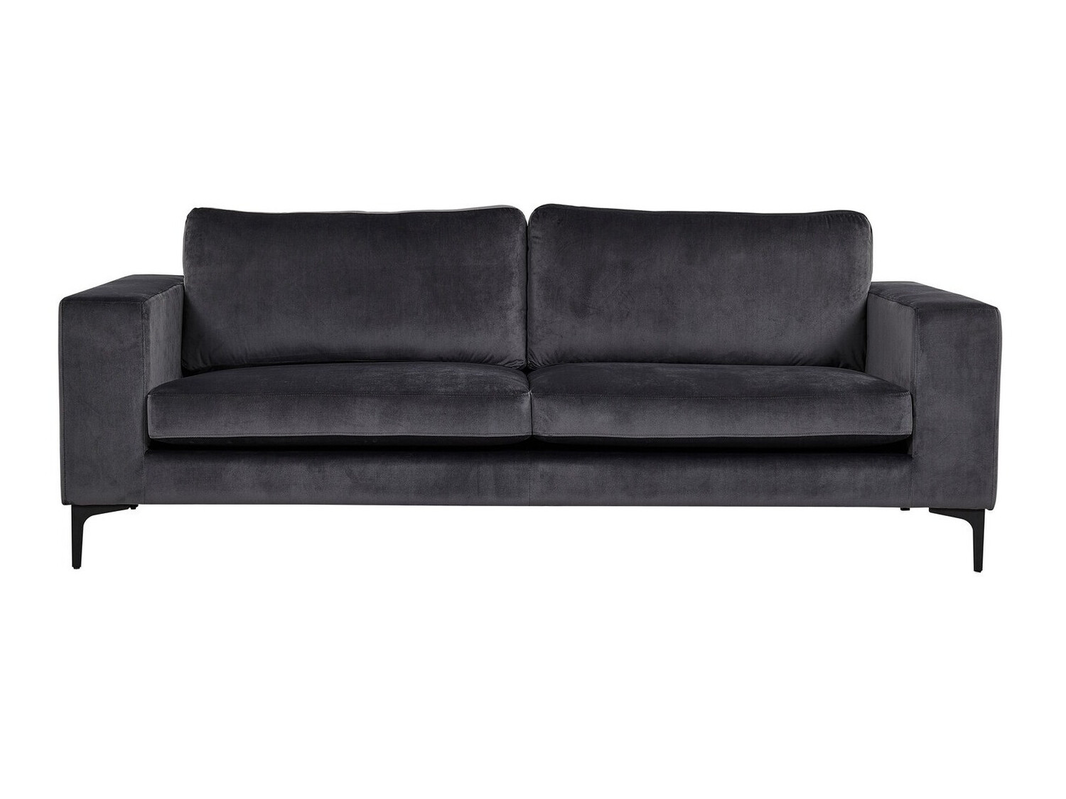 Sofa Dallas 2910 (Dunkelgrau + Schwarz)