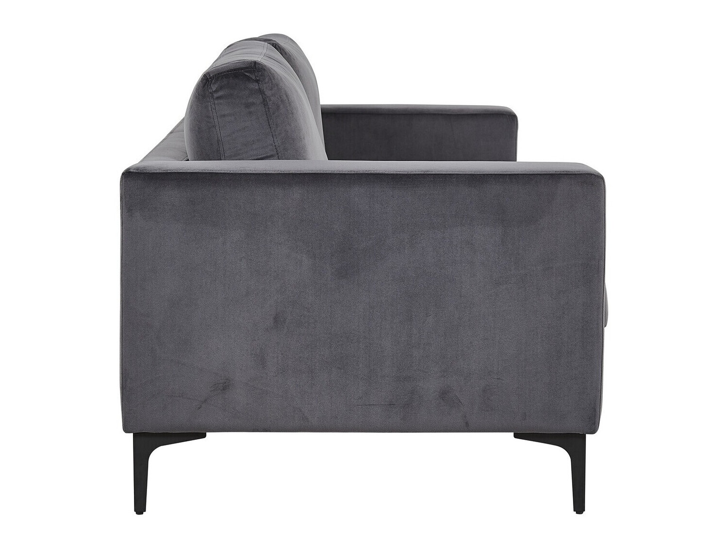 Sofa Dallas 2910 (Dunkelgrau + Schwarz)