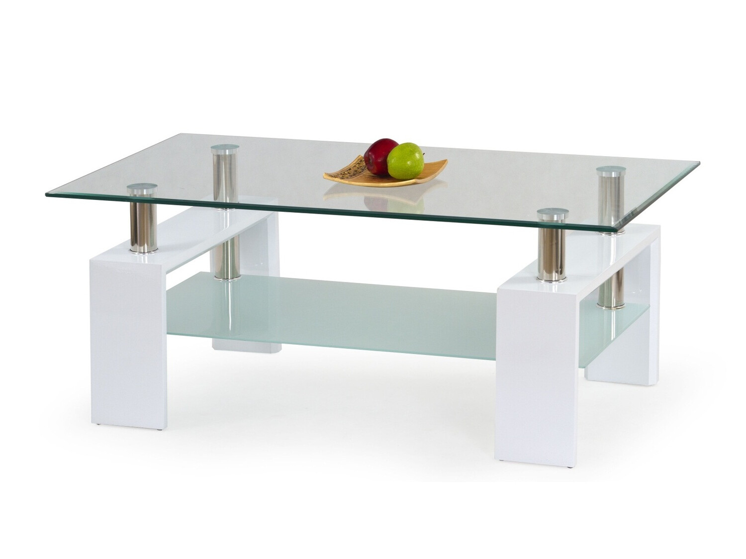 Couchtisch Houston 571 (Weiß glänzend)