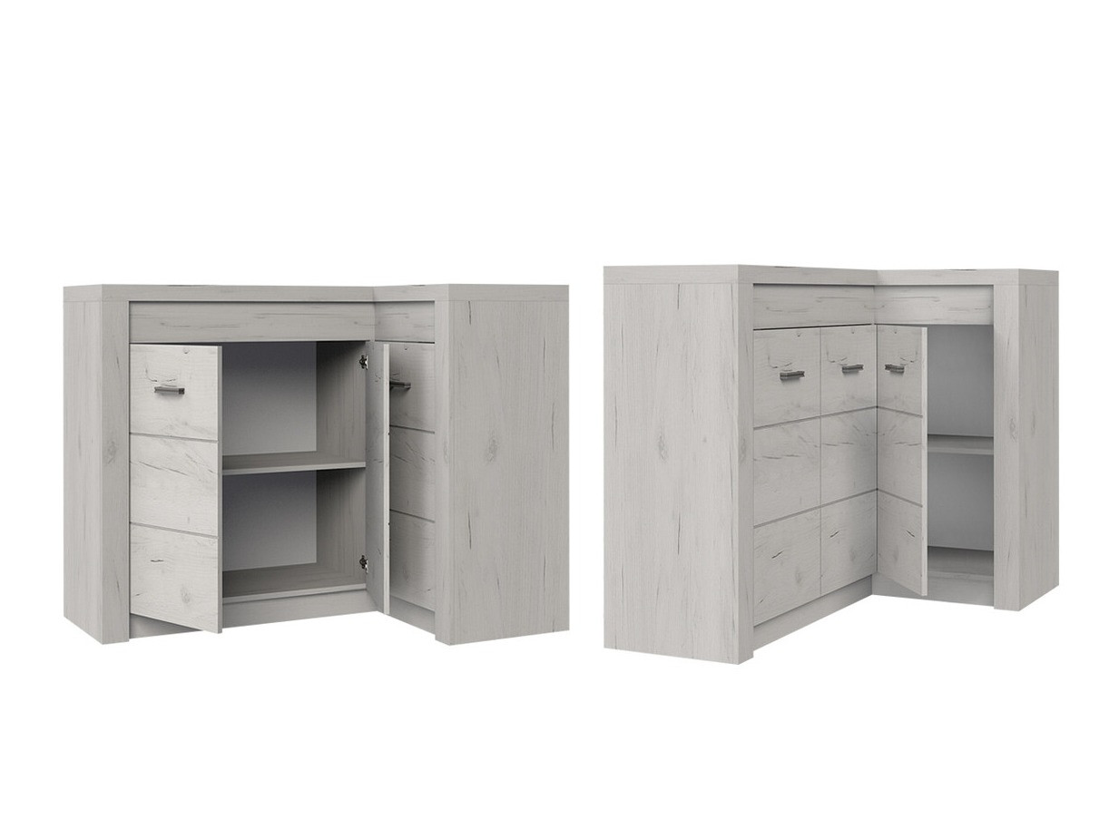 Wohnzimmer-Sets Serfeno 121 (Esche dunkel)