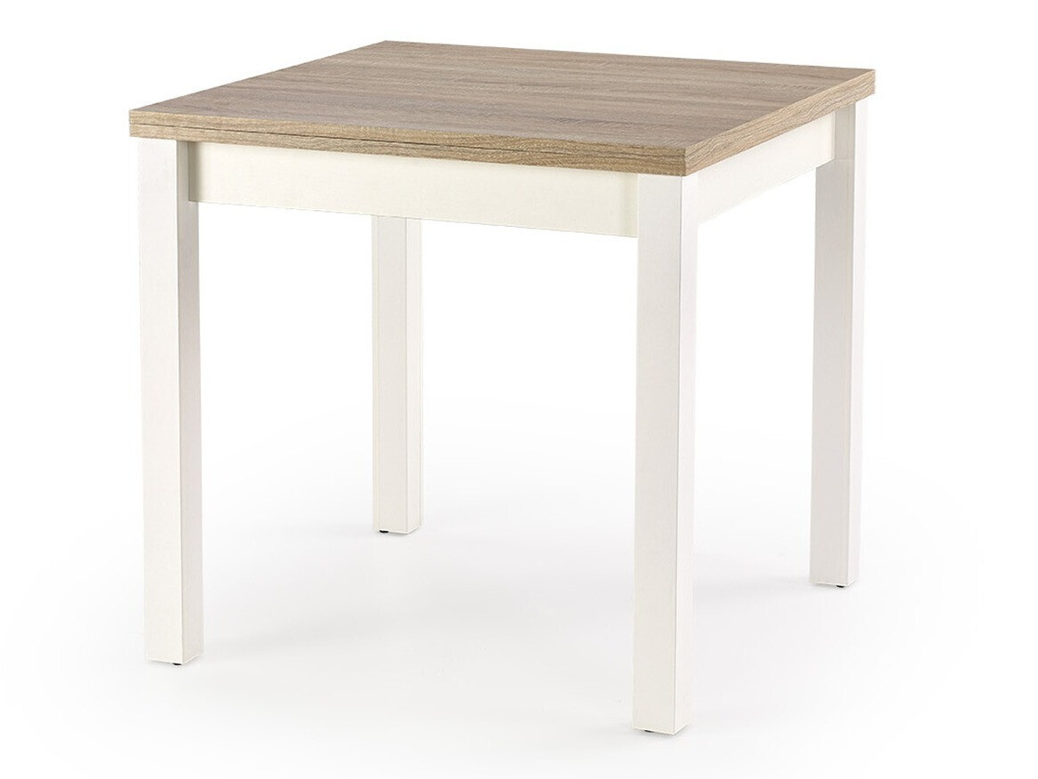 Tisch Houston 224 (Sonoma Eichenholzoptik + Weiß)