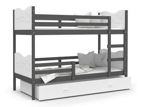 Etagenbett Aurora 111 (Grau)