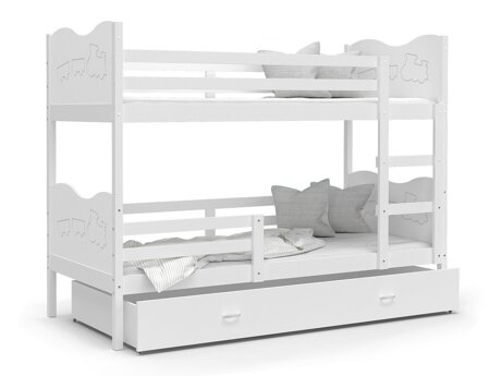 Etagenbett Aurora 112 (Weiß)