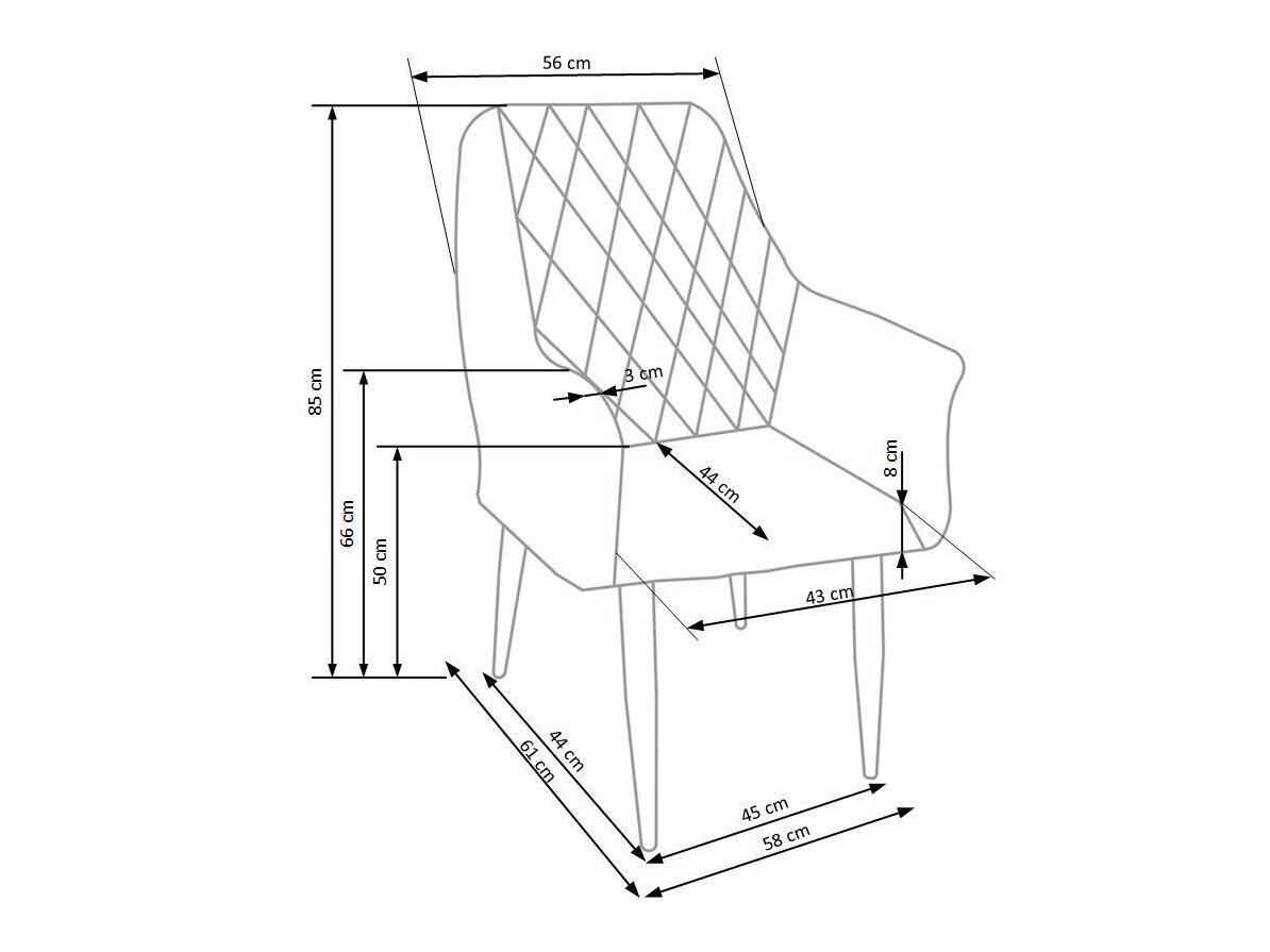 Stuhl Houston 579 (Grau)