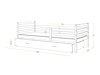 Bett Aurora 130 (Weiß)
