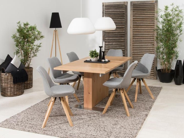 Stuhl Norsica 135 (Hellgrau + Hellbraun)