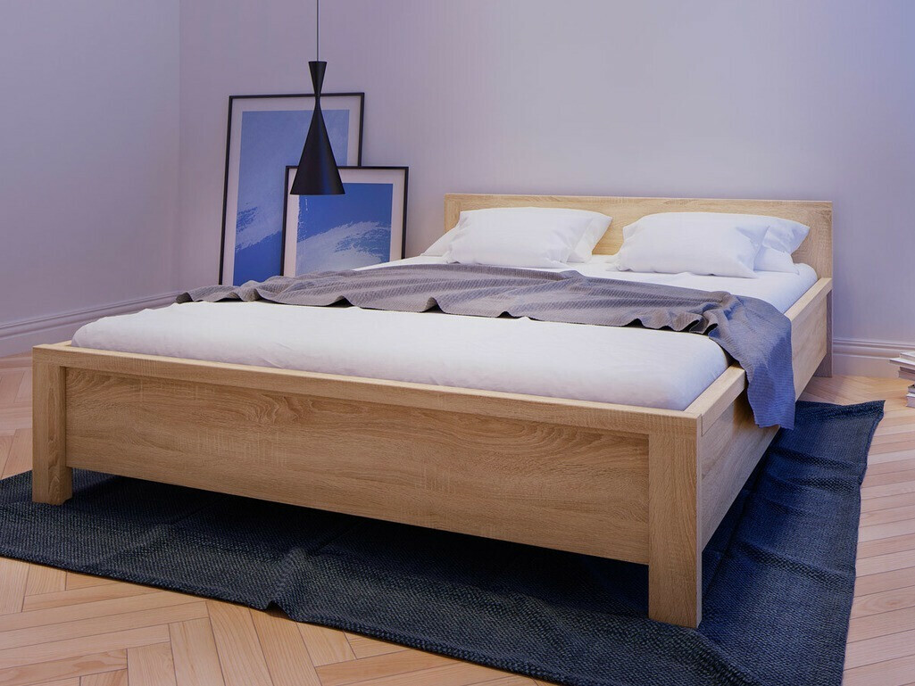 Bett Nolroma 120 (Sonoma Eichenholzoptik)
