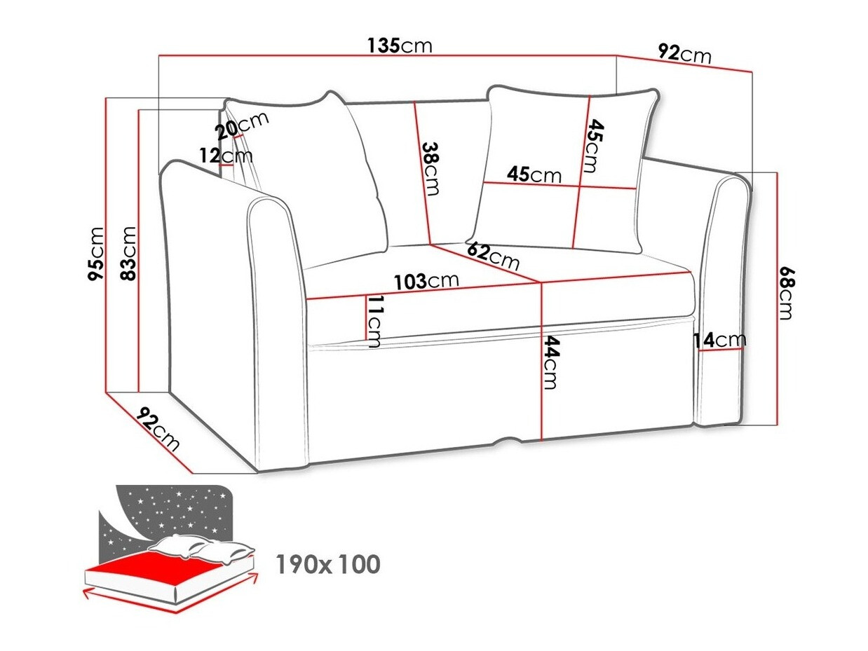 Schlafsofa Carlsbad 101 (Ranger 11 + Ranger 10)